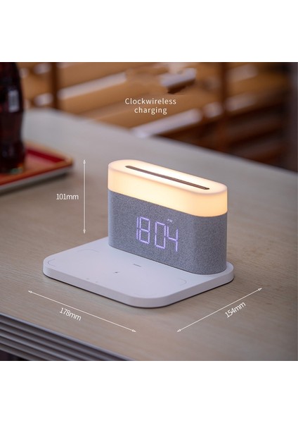 S26 3 Arada 1 Wiress Charger & Clock & Light (Yurt Dışından) fırsatları