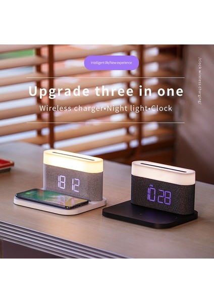 S26 3 Arada 1 Wiress Charger & Clock & Light (Yurt Dışından) indirimleri