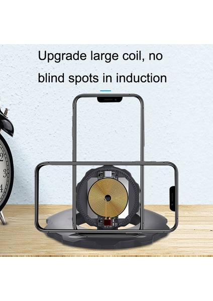 XC93 Katlanır Wiress Charger Stand, Spec: Hızlı Black (Yurt Dışından) fırsatları