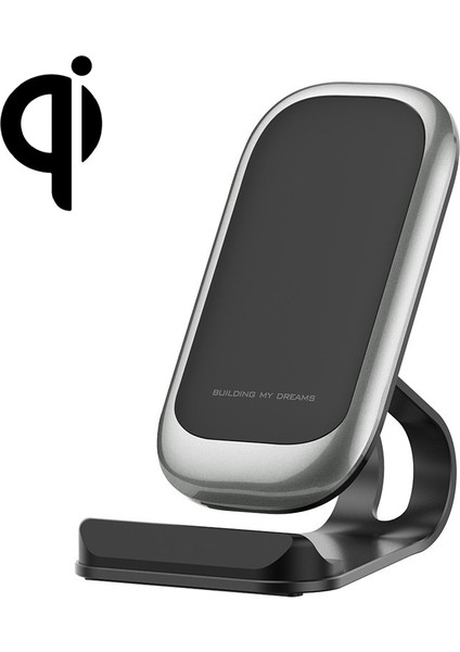 Çift Bobin Dikey Wiress Charger, Spec: Mcu (Gümüş) (Yurt Dışından)