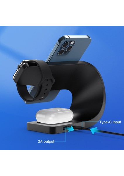 LFX-178 4'ü 1 Kablosuz Şarj - Beyaz (Yurt Dışından) indirimleri