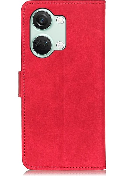 Gzplz-Oneplus Nord 3 / Ace 2V Için Retro Dokulu Pu Kılıf (Yurt Dışından)