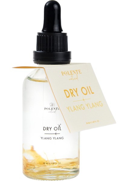 Polente Natural Ylang Ylang Dry Oil 50 ml - Çok Amaçlı Kuru Yağ