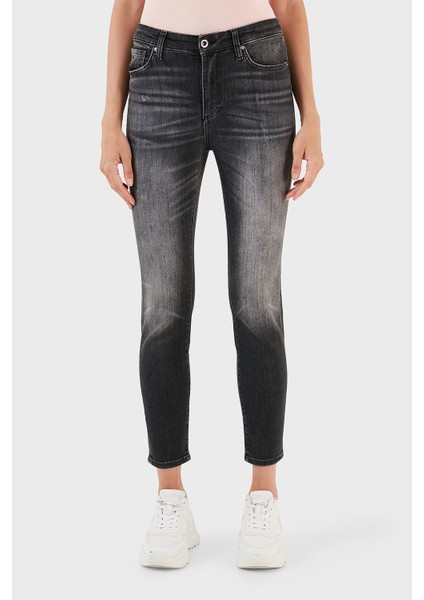 J24 Pamuklu Super Skinny Fit Jeans Bayan Kot Pantolon 6RYJ24 Y12BZ 0204
