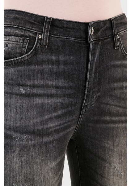 J24 Pamuklu Super Skinny Fit Jeans Bayan Kot Pantolon 6RYJ24 Y12BZ 0204