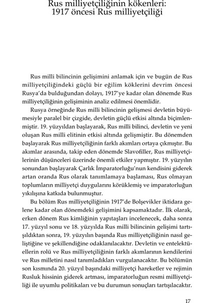 Rus Milliyetçiliği - Idil Tunçer Kılavuz