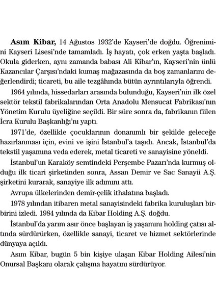 Güven En Değerli Servet - Asım Kibar
