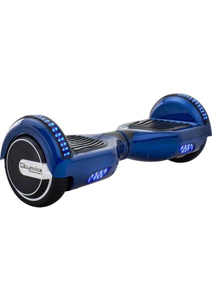 Smart Balance Citymate Mavi Hoverboard 6.5" Smart Balance Scooter Elektrikli Kaykay Bluetooth +Çanta Hediyeli