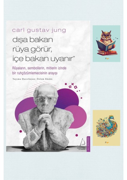 Dışa Bakan Rüya Görür Içe Bakan Uyanır - Carl Gustav Jung + Not Defterli Seti