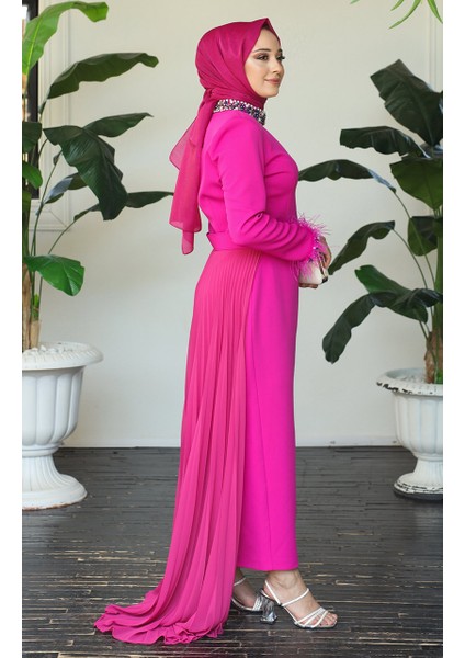 Abiye W2765 Fuşya fiyatları