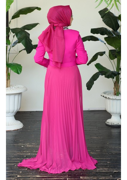 Abiye W2765 Fuşya modelleri