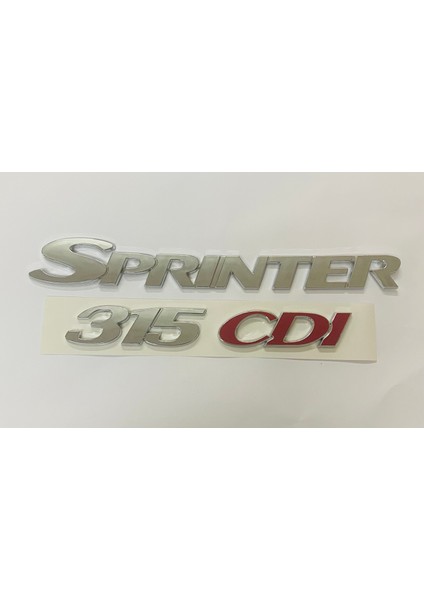 Mercedes W906 Sprınter 315 Cdı 2006 - 2016 Arka Bagaj Yazısı Krom