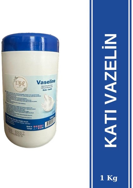 Katı Vazelin Nemlendirici Etkiyle 1000 gr Unisex Kullanıma Uygun