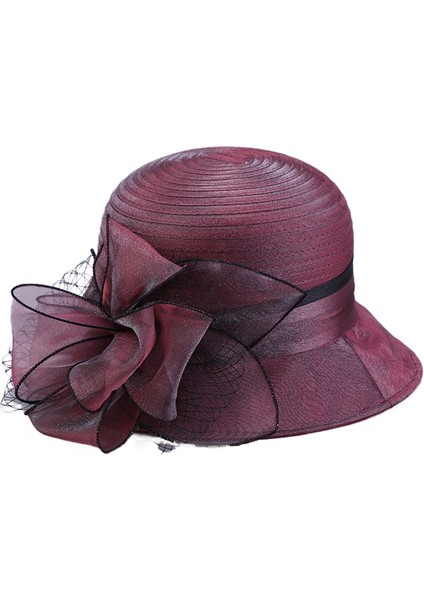 Organze Moda Nefes Alabilen Açık Güneşlik Kova Şapka (Yurt Dışından)