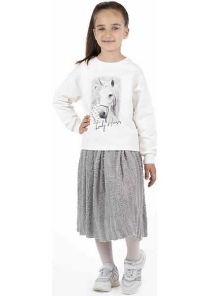 Kız Çocuk Dokulu Etek fırsatları