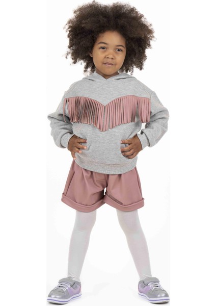 Kız Çocuk Beli Lastikli Şort BB22KK12010 fırsatları