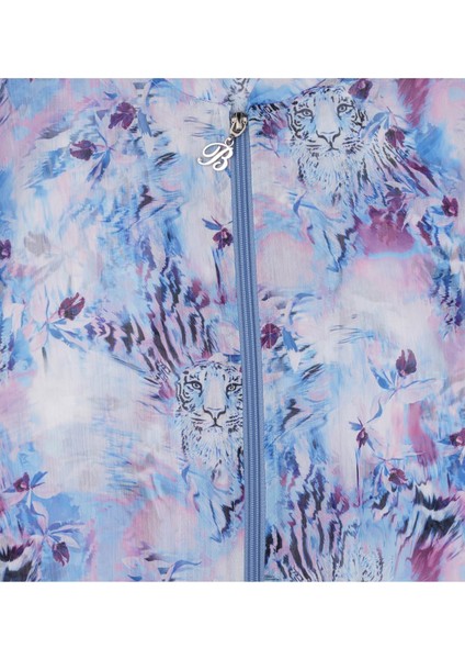 Kız Çocuk Desenli Önden Fermuarlı Ceket modelleri