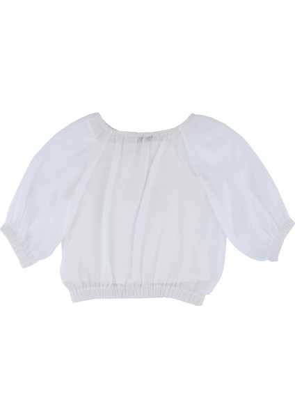 Kız Çocuk Yarım Kollu Baskılı Bluz Takım modelleri