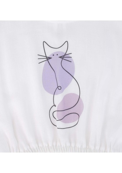 Kız Çocuk Baskılı Kol Bağlamalı Crop Bluz fırsatları