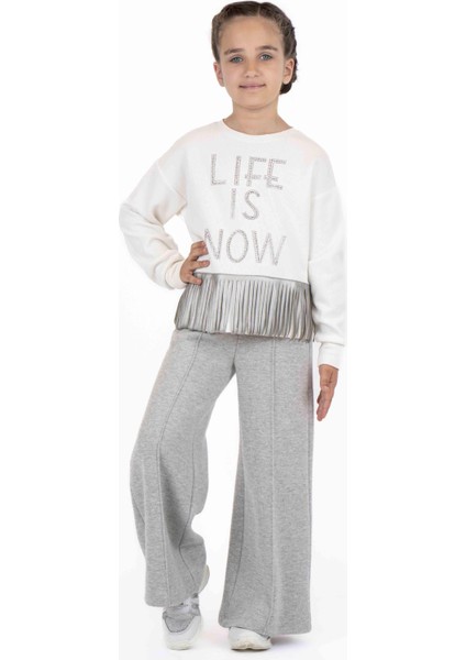 Kız Çocuk Taş Baskılı Sweatshırt fırsatları