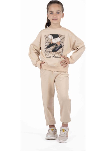 Kız Çocuk Baskılı Sweatshırt BK22KK14050