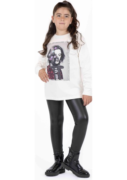 Kız Çocuk Baskılı Sweatshırt BK22KK14043