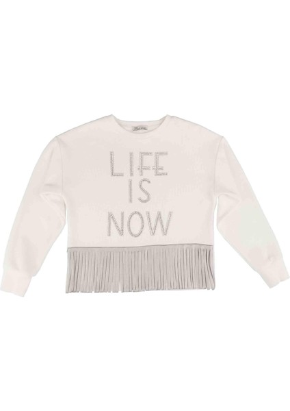 Kız Çocuk Taş Baskılı Sweatshırt indirimleri