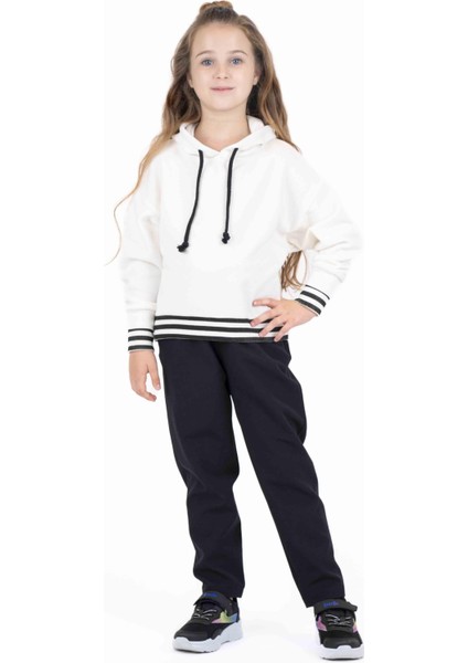 Kız Çocuk Kapüşonlu Sweatshırt