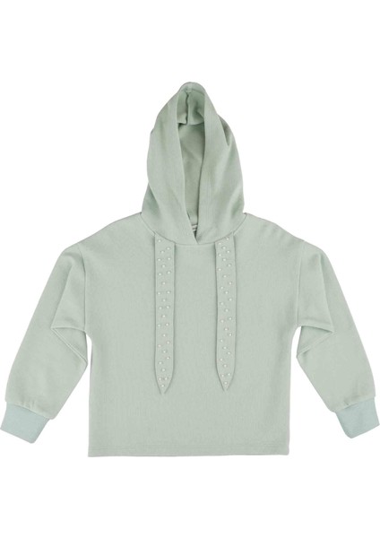 Kız Çocuk Süs Ipli Kapüşonlu Sweatshırt fiyatları