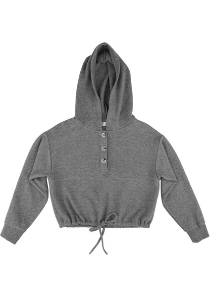 Kız Çocuk Önü Düğmeli Sweatshırt fiyatları