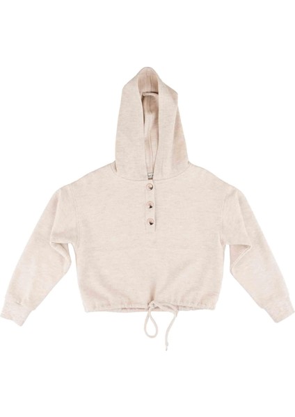 Kız Çocuk Önü Düğmeli Sweatshırt indirimleri