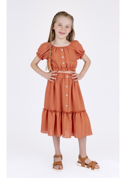 Kız Çocuk Crop Bluz BK23YK14140