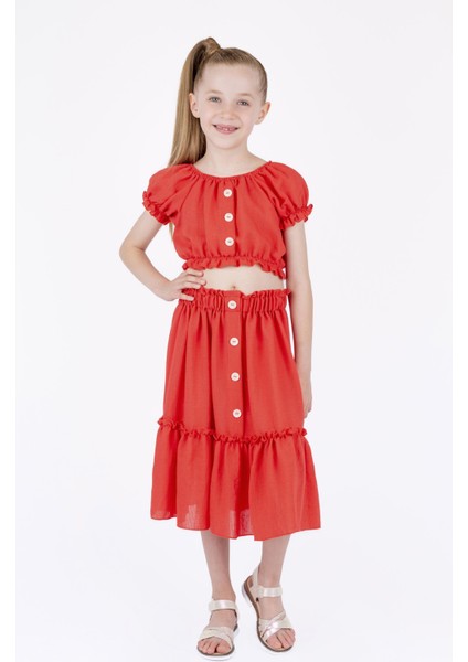 Kız Çocuk Crop Bluz BK23YK14140 fırsatları