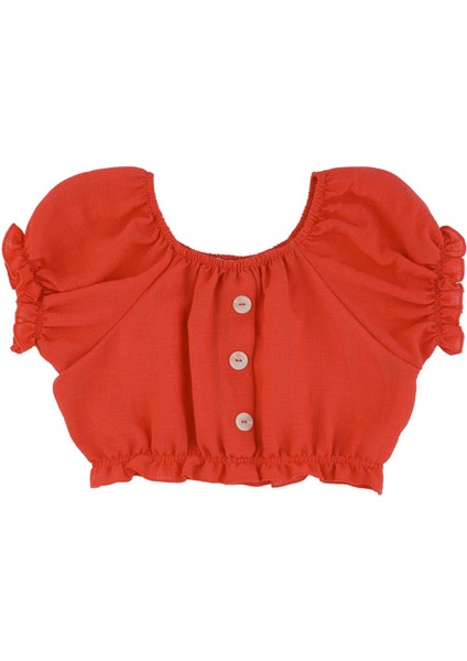 Kız Çocuk Crop Bluz BK23YK14140 indirimleri