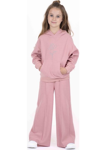 Kız Çocuk Kapüşonlu Kanguru Cepli Sweatshırt fırsatları