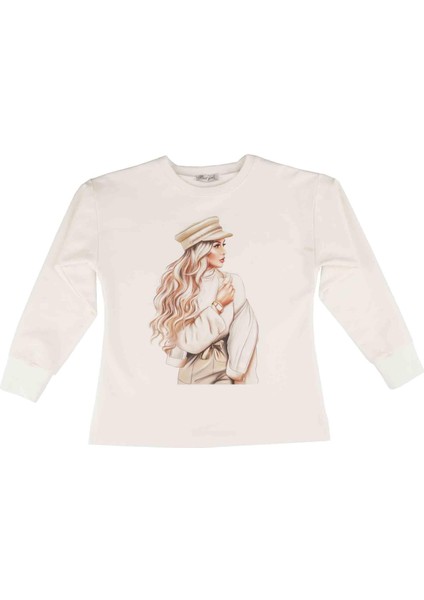 Kız Çocuk Baskılı Sweatshırt fiyatları