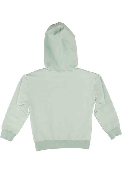 Kız Çocuk Hologram Baskılı Sweatshırt modelleri