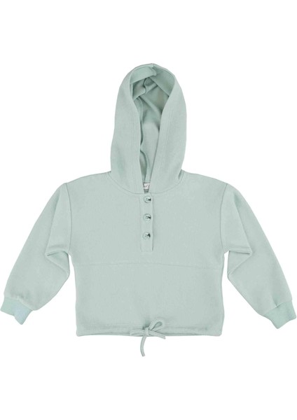 Kız Çocuk Önü Düğmeli Sweatshırt BB22KK12069 fiyatları