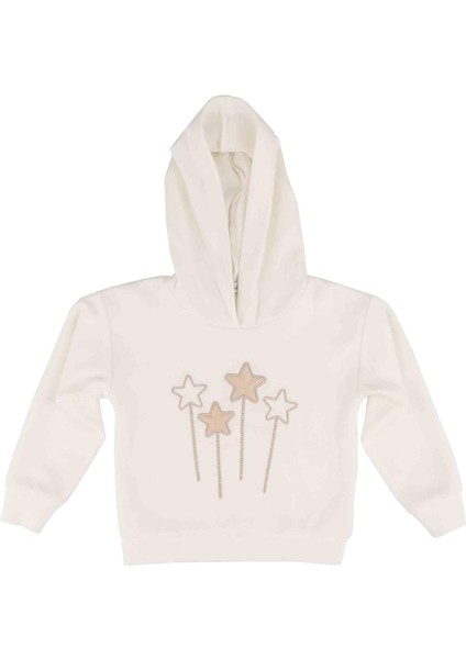 Kız Çocuk Baskılı Kapüşonlu Sweatshırt fiyatları