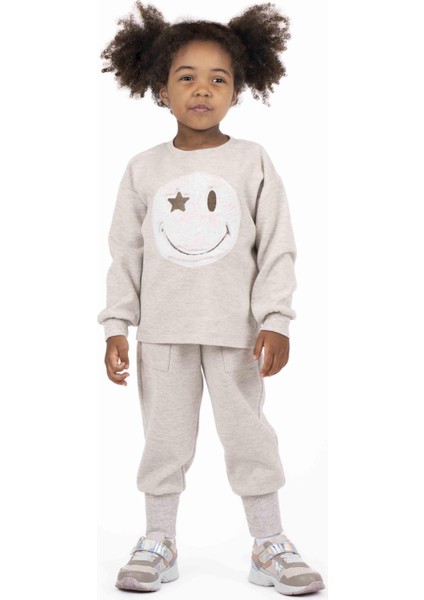 Kız Çocuk Baskılı Sweatshırt BB22KK12018