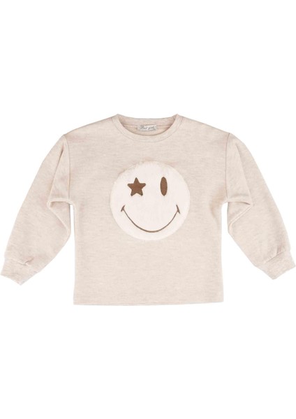 Kız Çocuk Baskılı Sweatshırt BB22KK12018 fiyatları