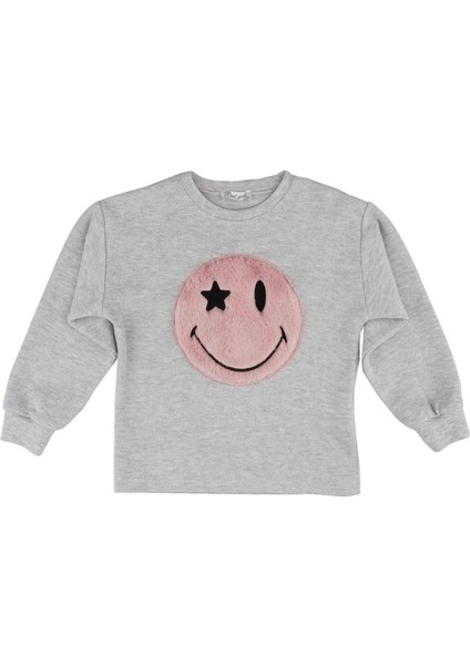 Kız Çocuk Baskılı Sweatshırt BB22KK12018 indirimleri