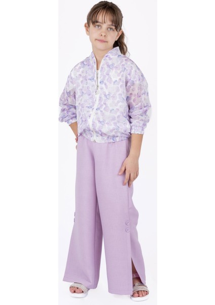 Kız Çocuk Yırtmaçlı Pantolon BK23YK14206