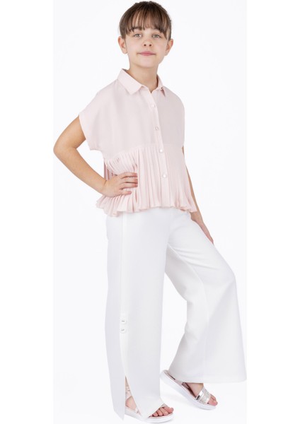 Kız Çocuk Yırtmaçlı Pantolon BK23YK14206 fırsatları