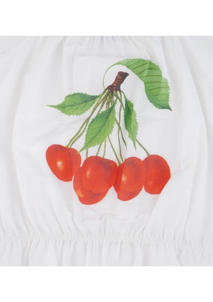 Kız Çocuk Beli Lastikli Baskılı Bluz BK23YK14099 modelleri