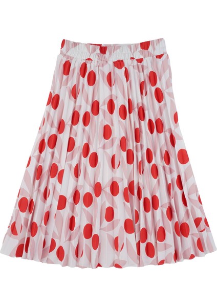 Kız Çocuk Desenli Pileli Etek Bk23yk14208 modelleri