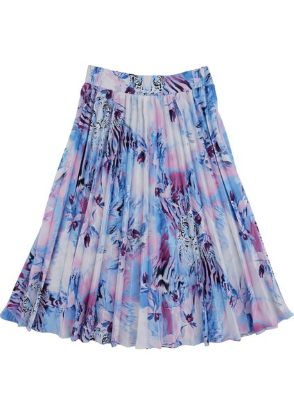 Kız Çocuk Desenli Pileli Etek Bk23yk14208 indirimleri