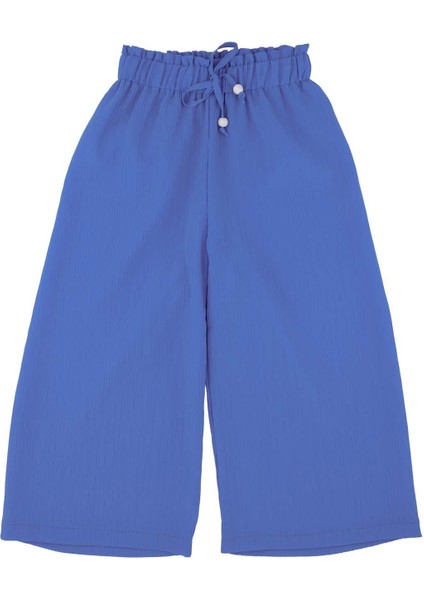 Kız Çocuk Beli Lastikli Bol Paçalı Pantolon fiyatları