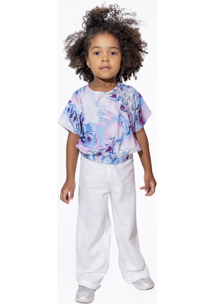 Kız Çocuk Desenli Bluz