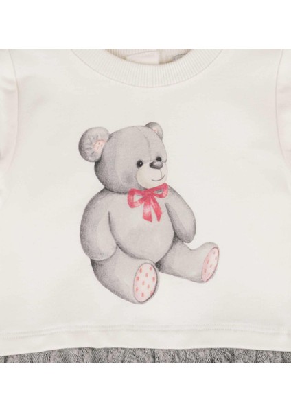 Kız Bebek Dokulu Elbise BB22KK10023 modelleri